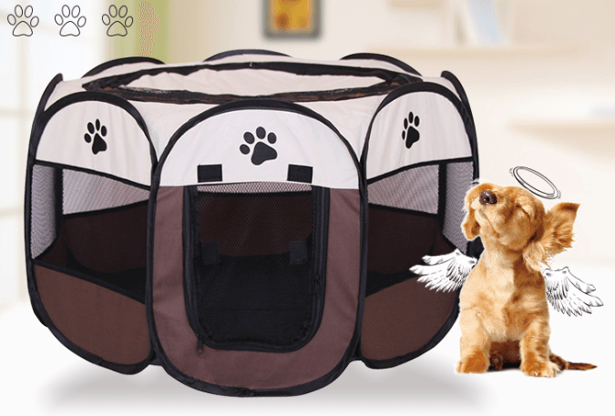 Portable Pet Haven: Foldable, Waterproof, And Breathable Octagonal Pet Fence