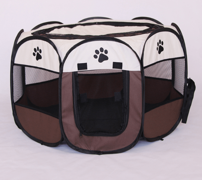 Portable Pet Haven: Foldable, Waterproof, And Breathable Octagonal Pet Fence