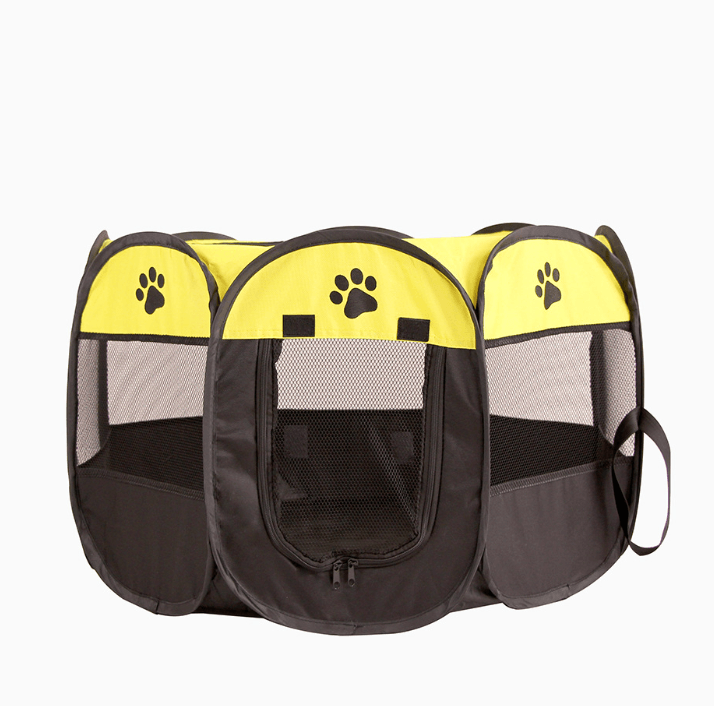 Portable Pet Haven: Foldable, Waterproof, And Breathable Octagonal Pet Fence