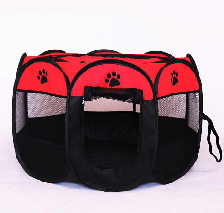 Portable Pet Haven: Foldable, Waterproof, And Breathable Octagonal Pet Fence