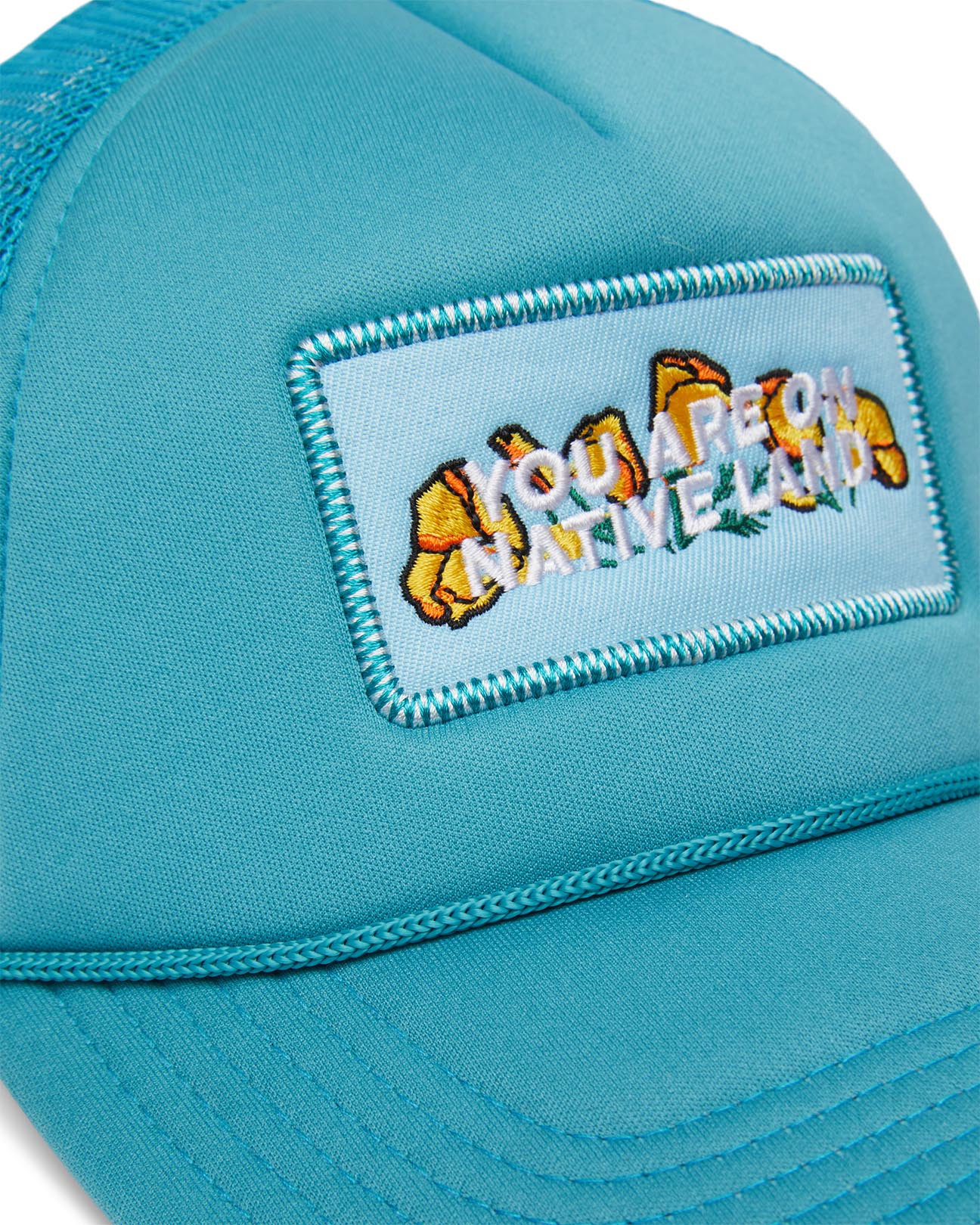 'YOU ARE ON NATIVE LAND' POPPY TRUCKER