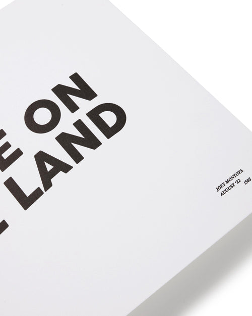 'YOU ARE ON NATIVE LAND' LIMITED EDITION PRINT